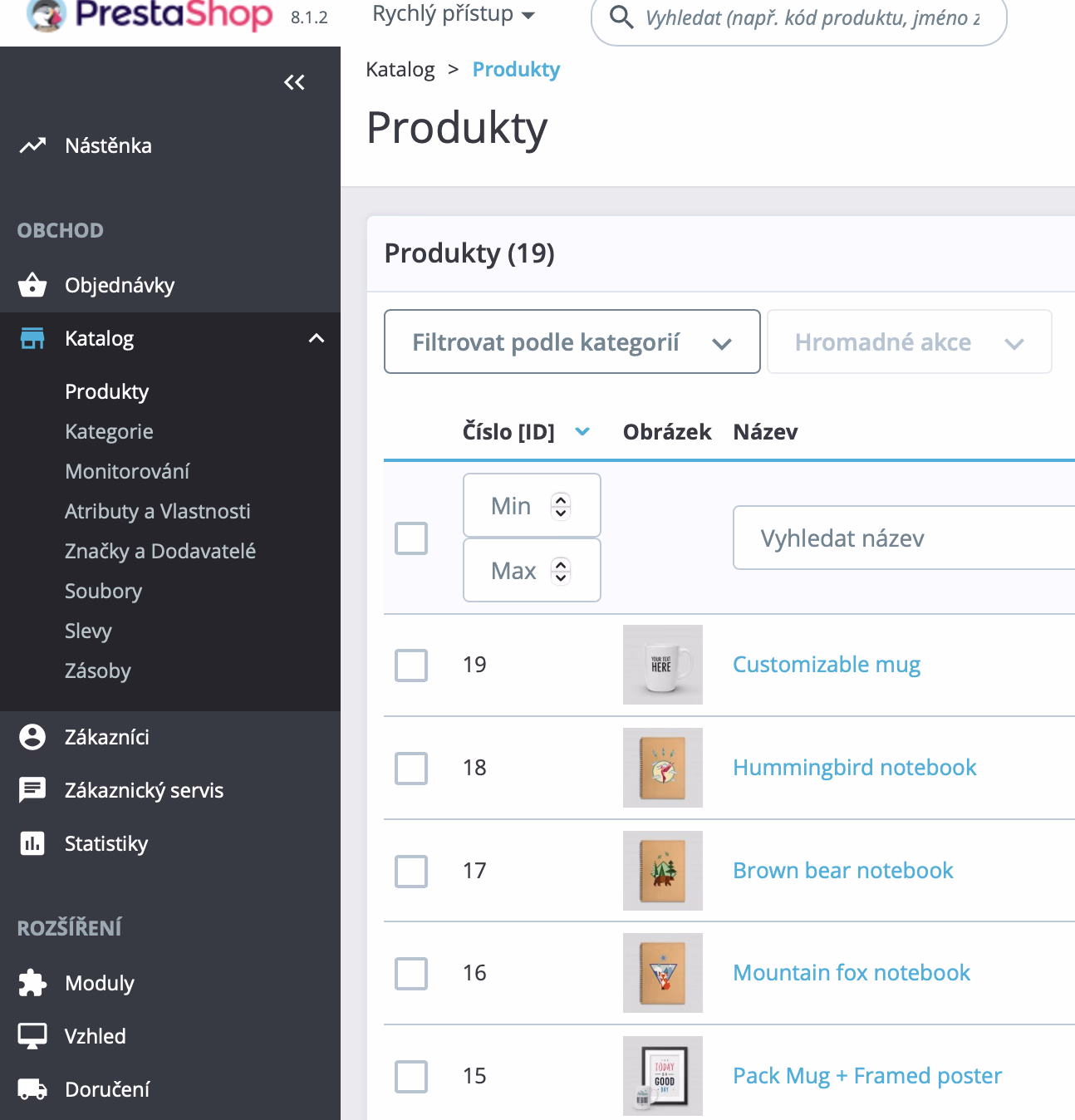Produkty